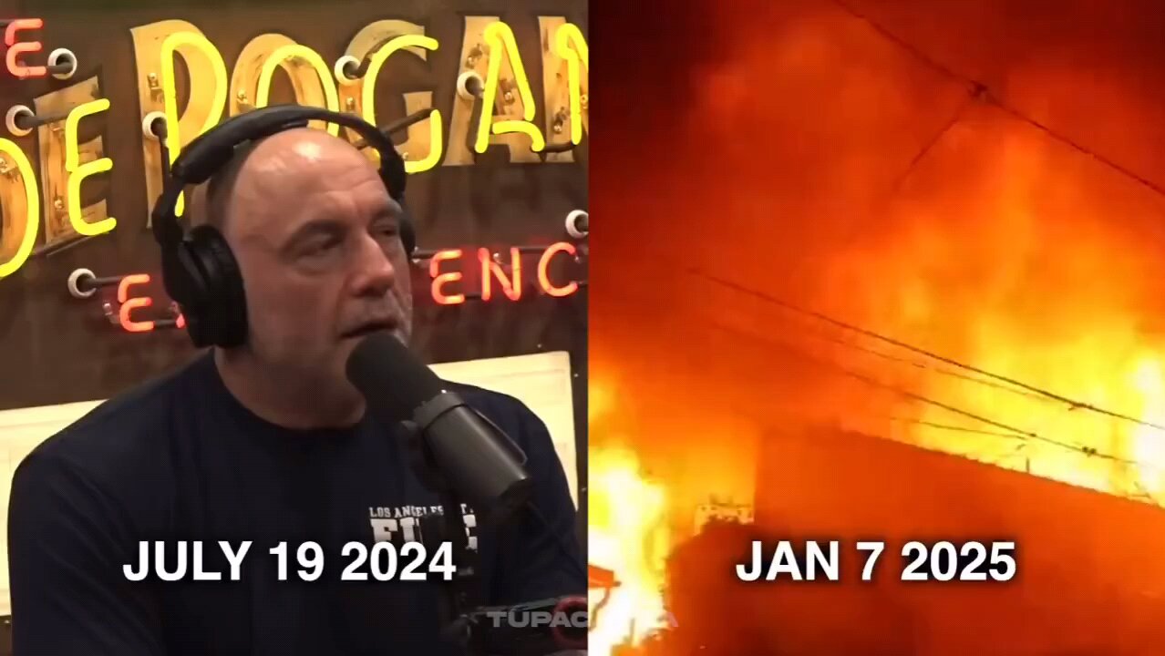 LA Fires Predicted with incredible accuracy by Fireman who spoke to Joe Rogan 👀