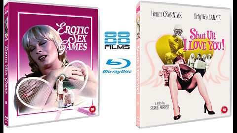 Shut Up, I Love You! & Erotic Sex Games [88 Films Blu-ray]