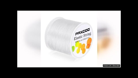 Paxcoo 1mm Elastic Bracelet String Cord Stretch Bead Cord for Jewelry Making Review