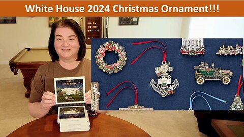 White House 2024 Christmas Ornament! #christmas #ornaments #holidaydecor