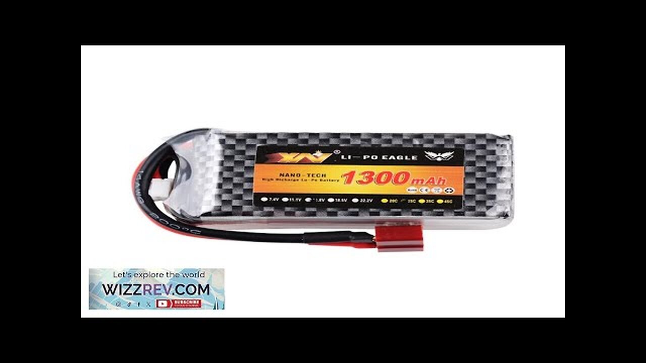 XW 1300mAh 14.8V 25C 4S LiPo Battery EL-2P/JST/T/XT30/XT60/Small Tamiya Plug for RC Review