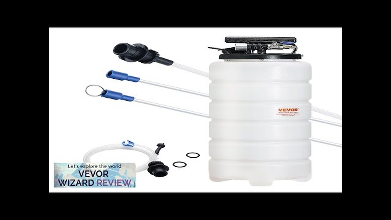 VEVOR Fluid Extractor 4 Gallons (15 Liters) Pneumatic/Manual Oil Changer Vacuum Fluid Review