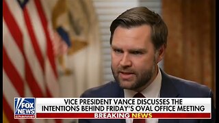 JD Vance: We Couldn't Even Get The Ukrainians To Talk Peace