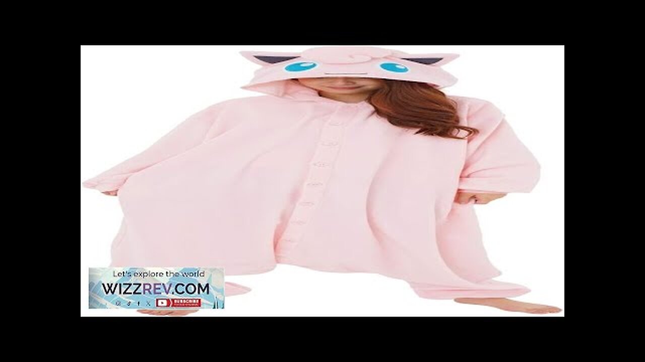 SAZAC Jigglypuff Pokemon Kigurumi Onesie Jumpsuit Halloween Costume Review