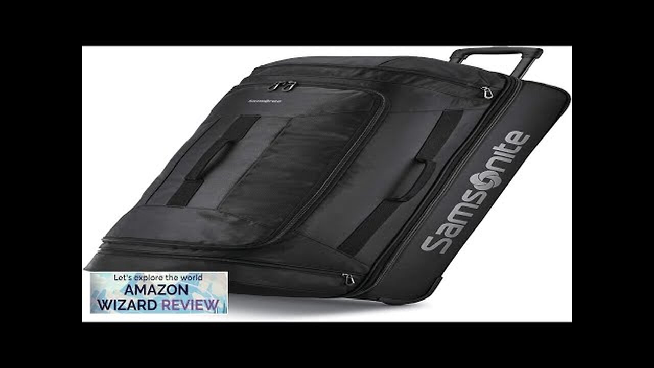 Samsonite Andante 2 Wheeled Rolling Duffel Bag All Black 32-Inch Review