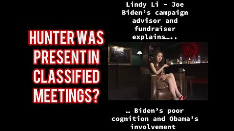 Hunter Biden was helping run things for Joe?