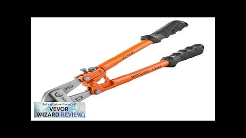 VEVOR Bolt Cutter 18" Lock Cutter Bi-Material Handle with Soft Rubber Grip Review