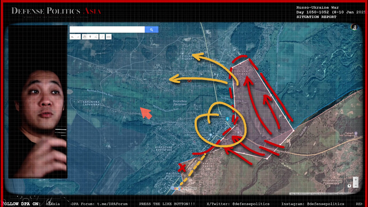 [ Dvorichna Front ] Russian forces EXPANDS control in Dvorichna, took bridge; just outside Zapadne!