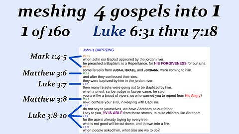 070e Luke 6:31 thru 7:18 p9 [Jesus] [Live]