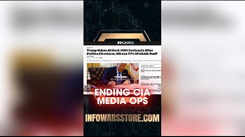 Alex Jones: Trump Defunds The Mockingbird Media - 2/7/25