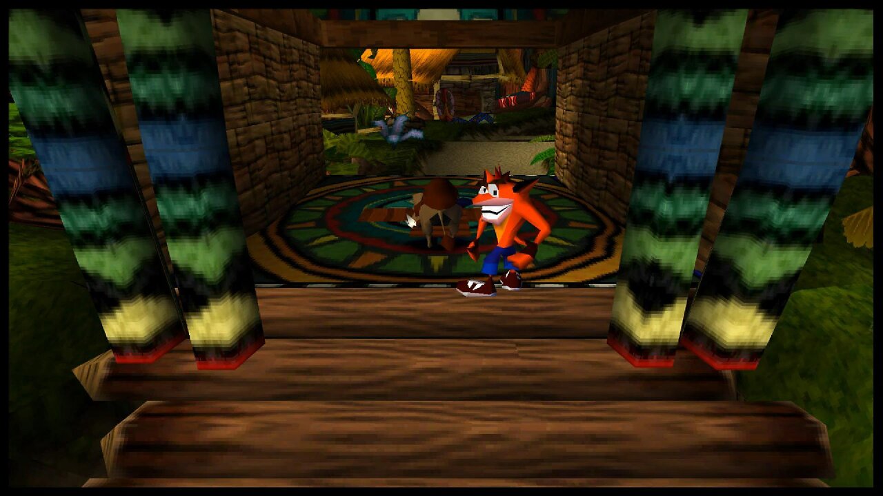 Playing Crash Bandicoot 1 ( Quality Of Life ) Island 1 - Playstation 1
