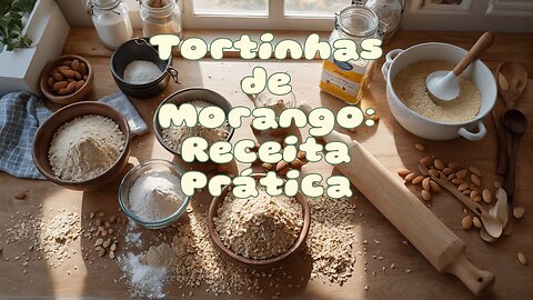 🍓 Como Fazer Tortinhas de Morango Irresistíveis! 🍓