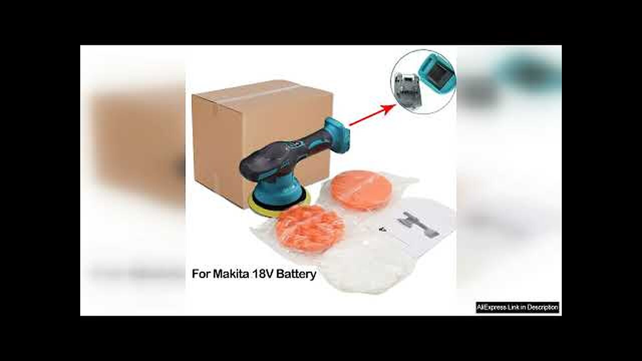 Cordless Car Polisher 8 Gears Adjustable Auto Electric Waxing Sanding Sealing Glaze Review