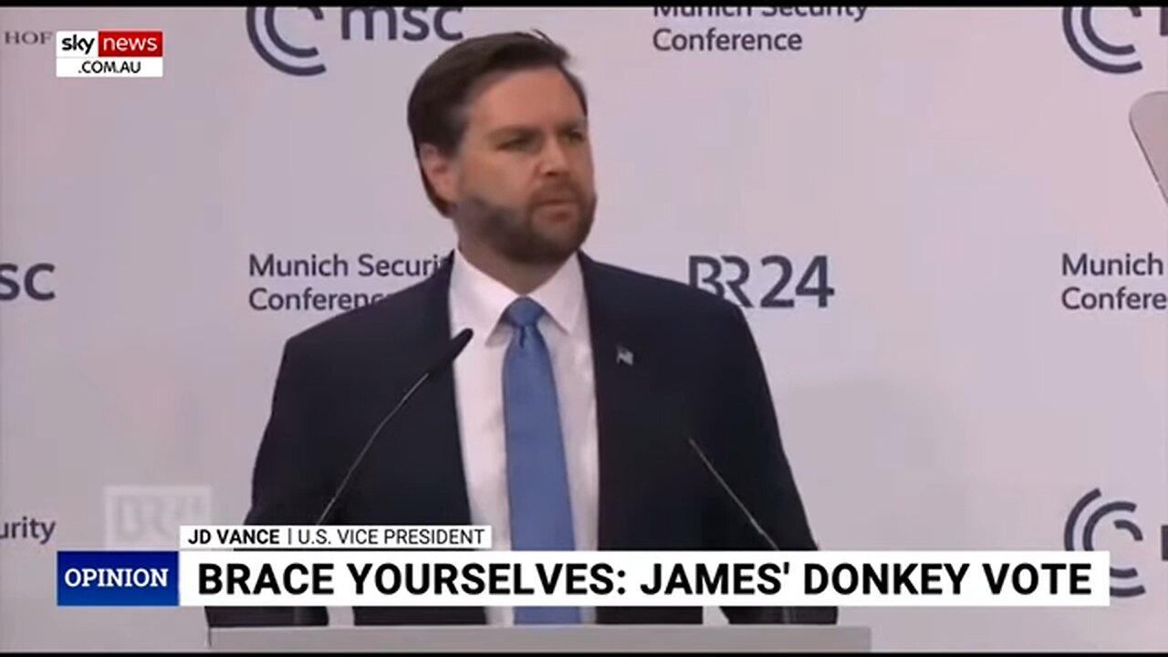 JD Vance drops 'haymaker' speech to EU leaders in Munich