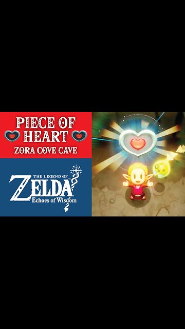 Piece of Heart in Zora Cove Cave | The Legend of Zelda: Echoes of Wisdom