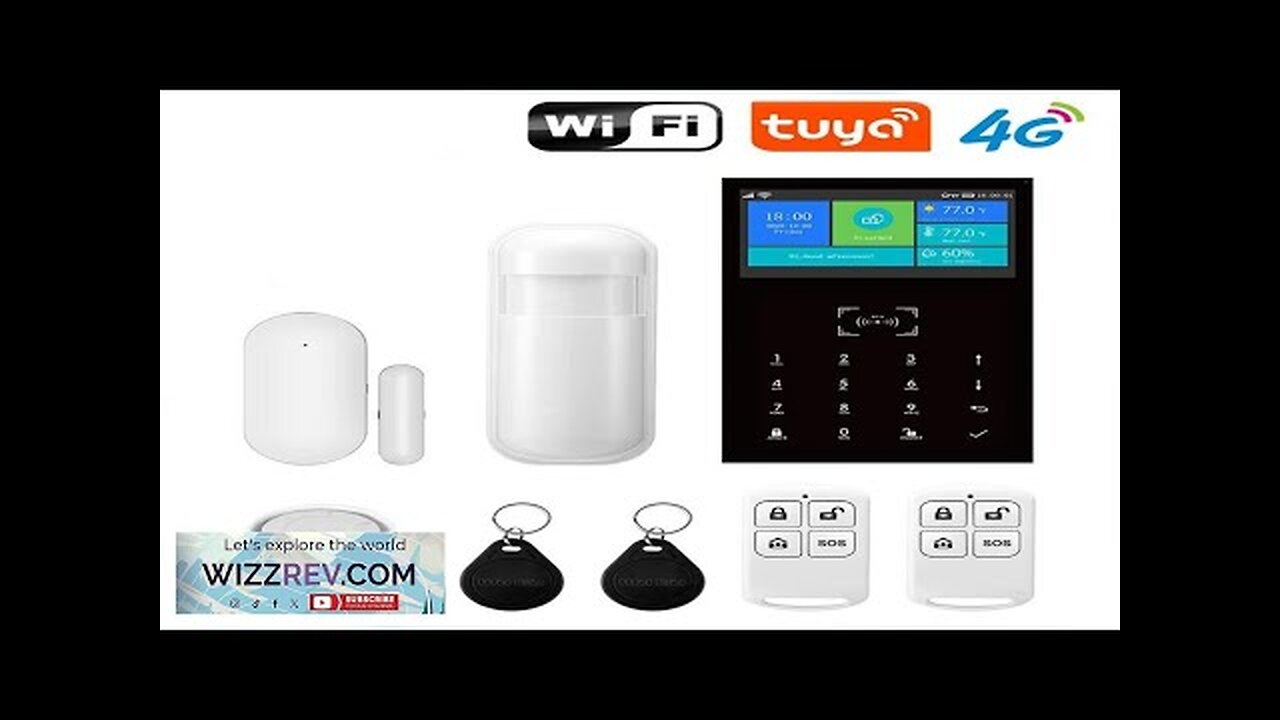 PGST PG-109 4G Smart Home Anti-theft System Wireless GSM WiFi Large Screen Review