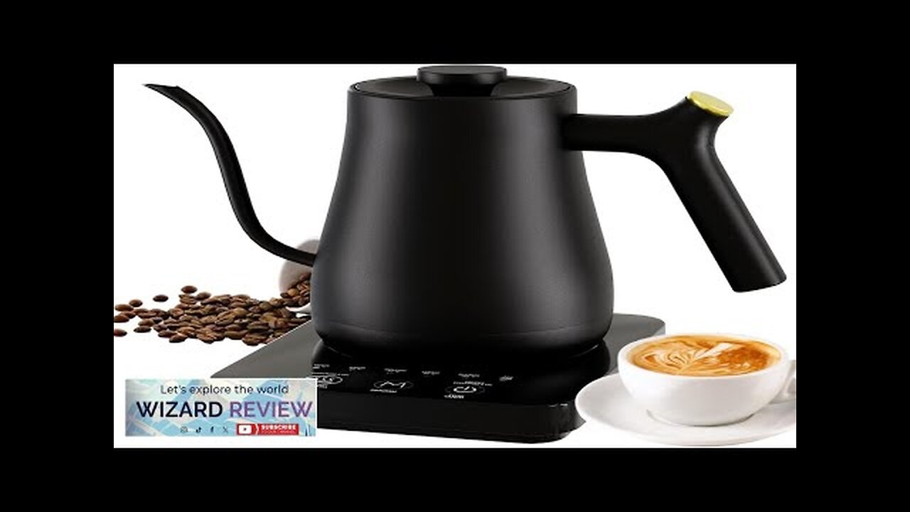 Gooseneck Kettle for Coffee&Tea 0.9L 1200W Electric Water Heater 32 fl Oz Review