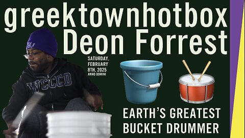 🐐 Choicest Bucket Drummer Ever 🥁 greektownhotbox 🪣 Deon Forrest 👨🏾 LIVE in Detroit 🙌🏿 Eastern Market