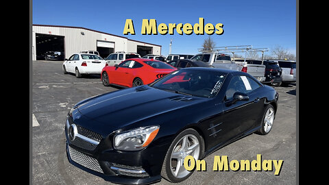 Mercedes on a Monday. Dealer auction walk around 02-24-2025