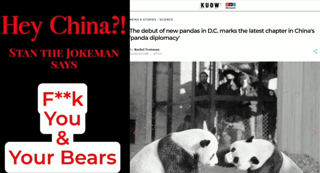 China's Pandas KICK Convicted Felon Donald Trump Square in His Boy Sack