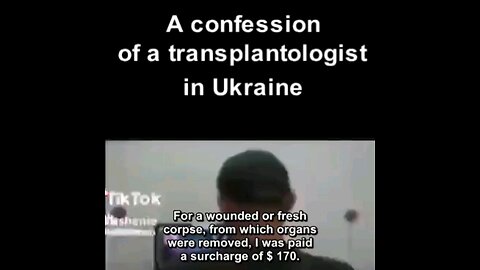 Ukraine's Dark Secret: Organ Harvesting Exposed!