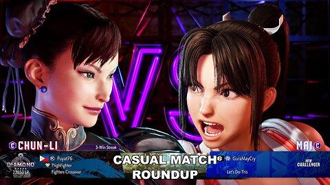 Kuya Kalbo SF6 Casual Match Roundup. Chun Li 4 star Diamond Rank [Hori Fight Stick]