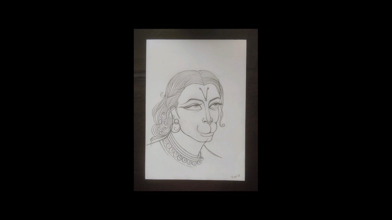 Hanuman ji (Quick Sketch)