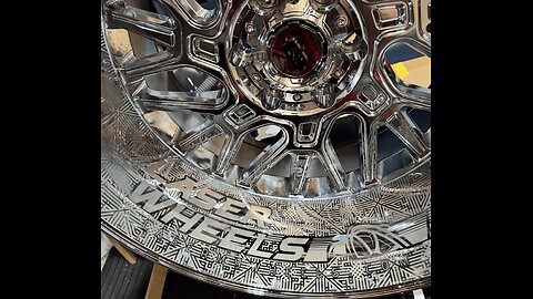 Wheel Engraving #2 - SEMA 2023 Preparation
