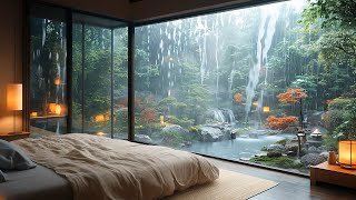 Soothing Rain Sounds by the Window🌧️Come Into Bed & Close Your Eyes to Feel the Rain😴Sleep Tightly