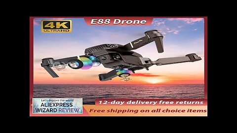 New E88Pro RC Drone 4K Professinal With 1080P Wide Angle Dual HD Review