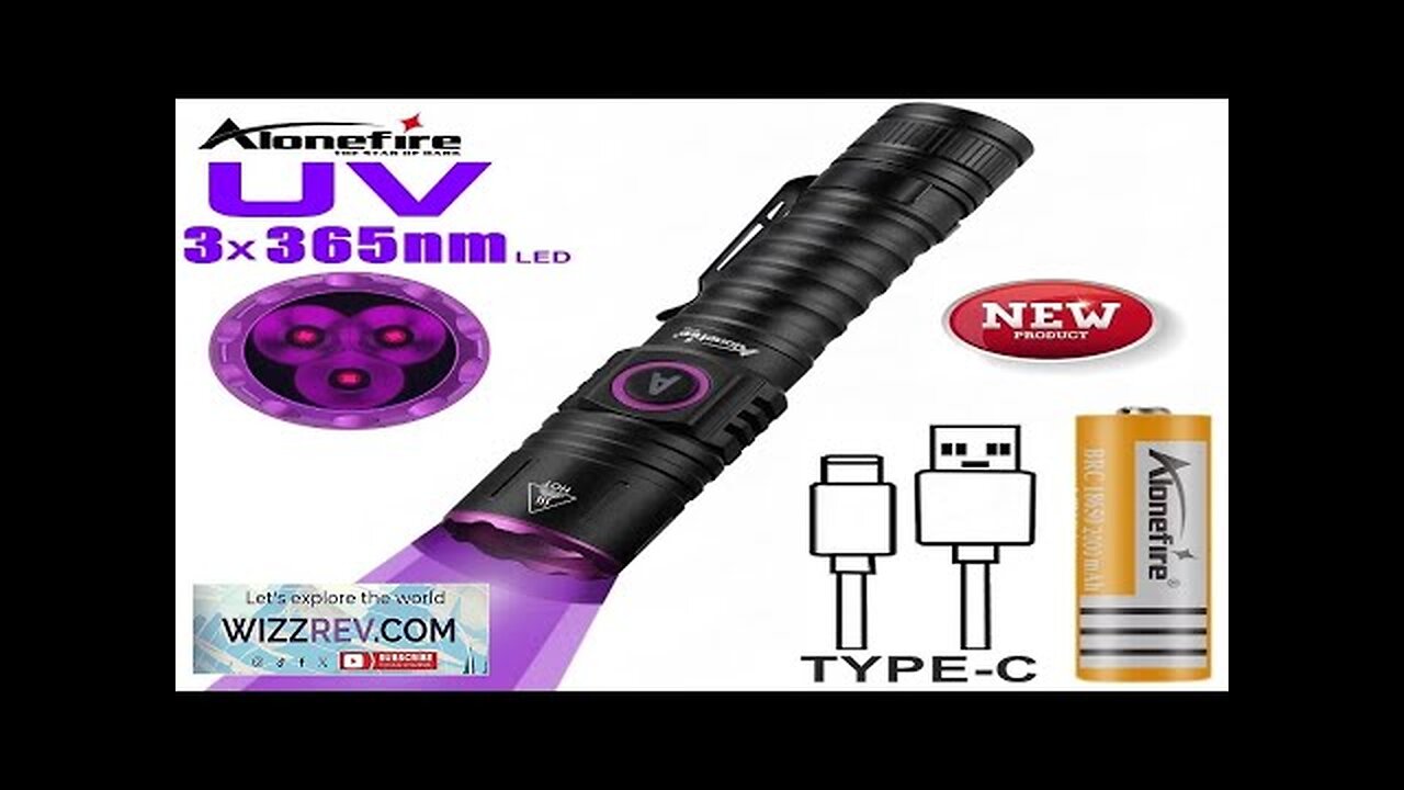 15W UV 365nm High power Blacklight USB Flashlight Invisible Ink Marker Cat Review