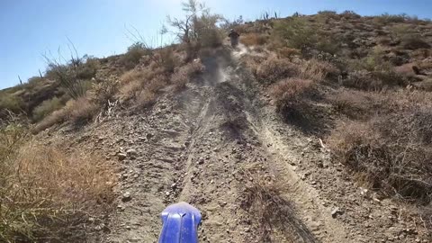 P2 of Single track Saturday Boulders OHV club ride. Winter dirt bike riding at it's finest