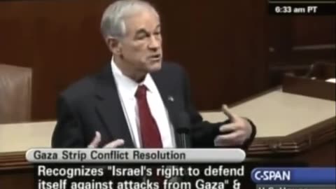 “Hamas was started by Israel.” Ron Paul 2009