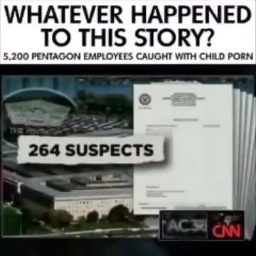 Thousands of pentagon employees bought Child prn online and were never arrested