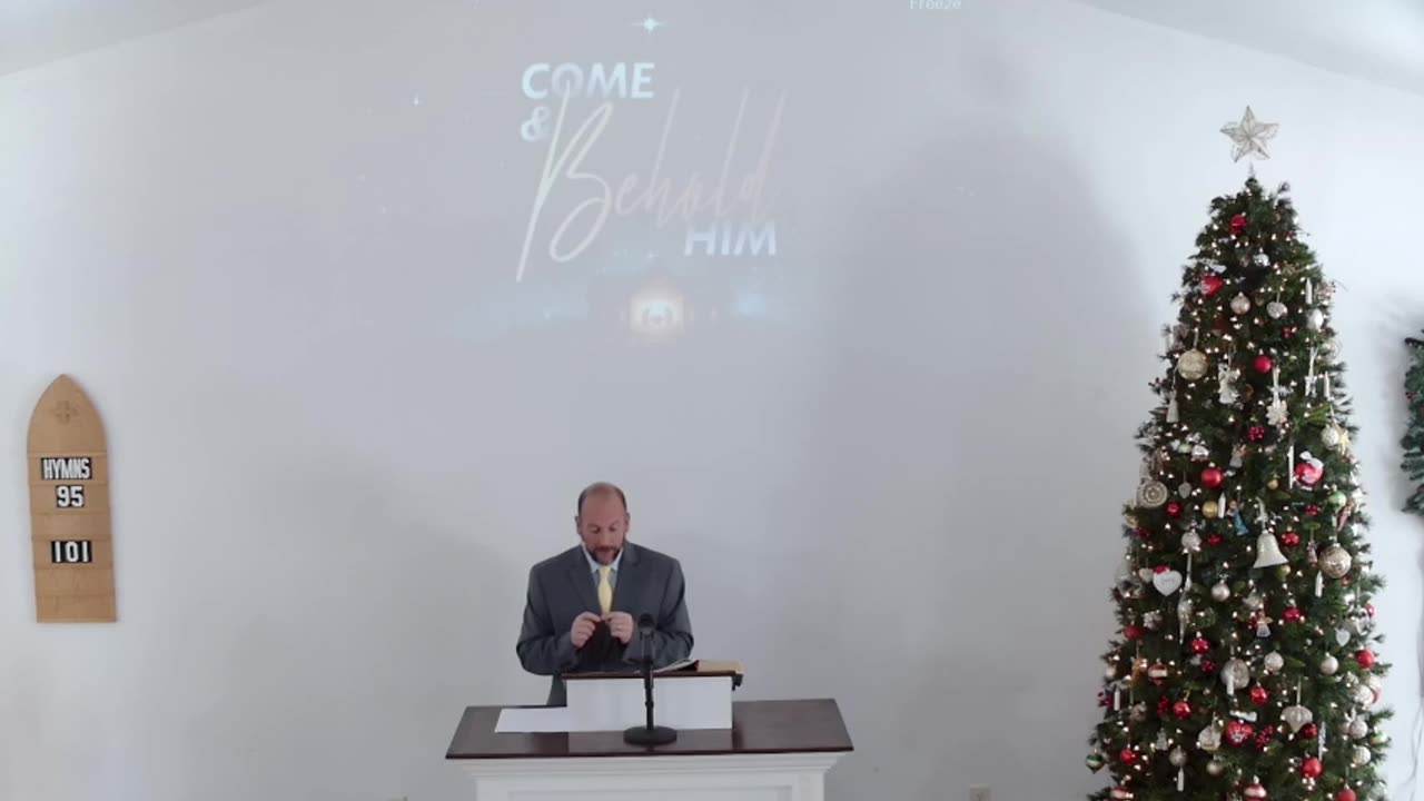 "Come and behold Him"