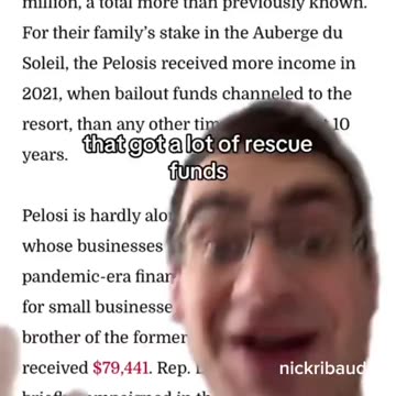 Nancy Pelosi made FAR MORE money off the COVID pandemic than anyone realized