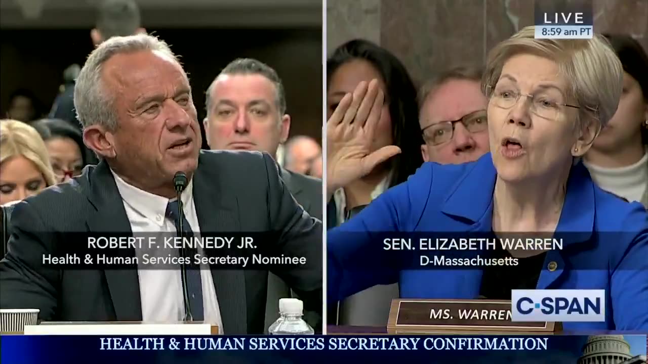 ⚡RFK Jr ends Elizabeth Warren's humiliating psychotic breakdown in 7 seconds