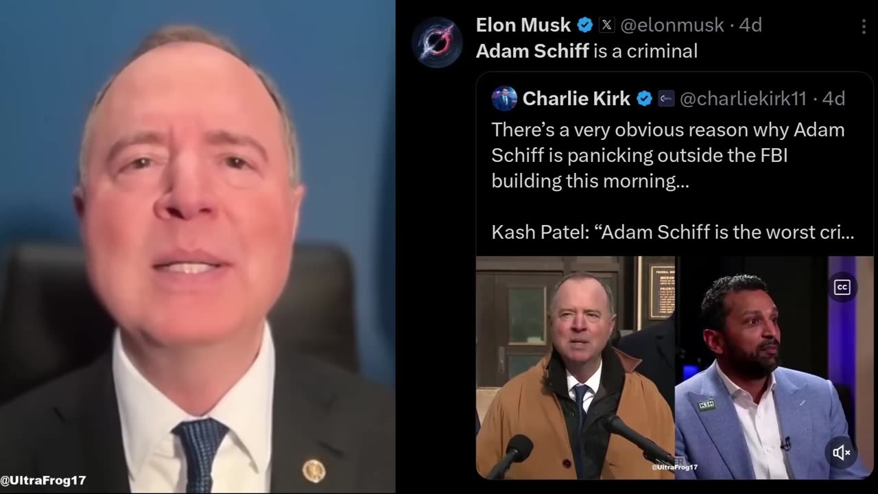 Adam Schiff believes he is in the crosshairs of Trump's wrath