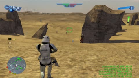 Star Wars Battlefront 2004: Instant Action Tatooine: Dune Sea Empire Gameplay