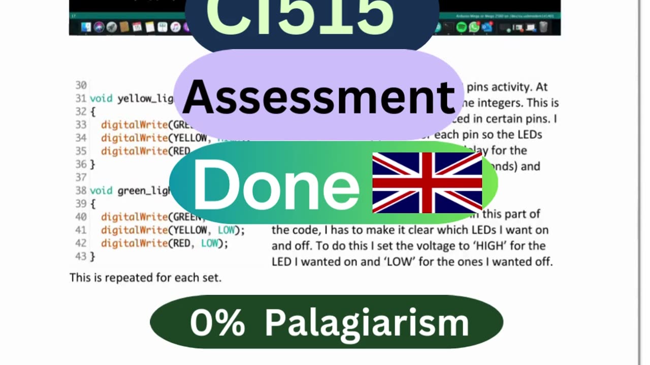 Client Work (Assessment)|CI515Report Traffic Light Control & Embedded System Implementation|Brighton