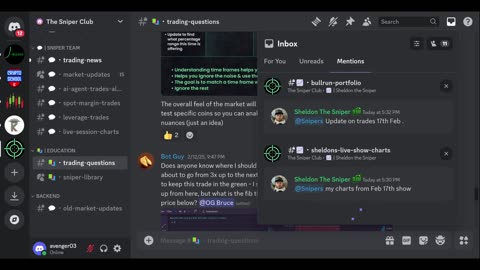 Sheldon's Sniper-Club discord -- Review (Crypto banter)