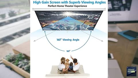 SUPER DEAL 120'' Projector Screen