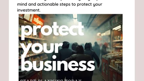 Protect your business - have a crisis management plan!