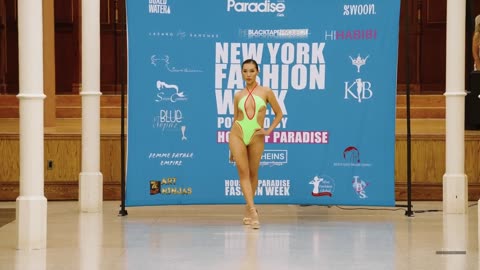 "King Thong Full Swimwear Show in 4K | New York Fashion Week 2024"