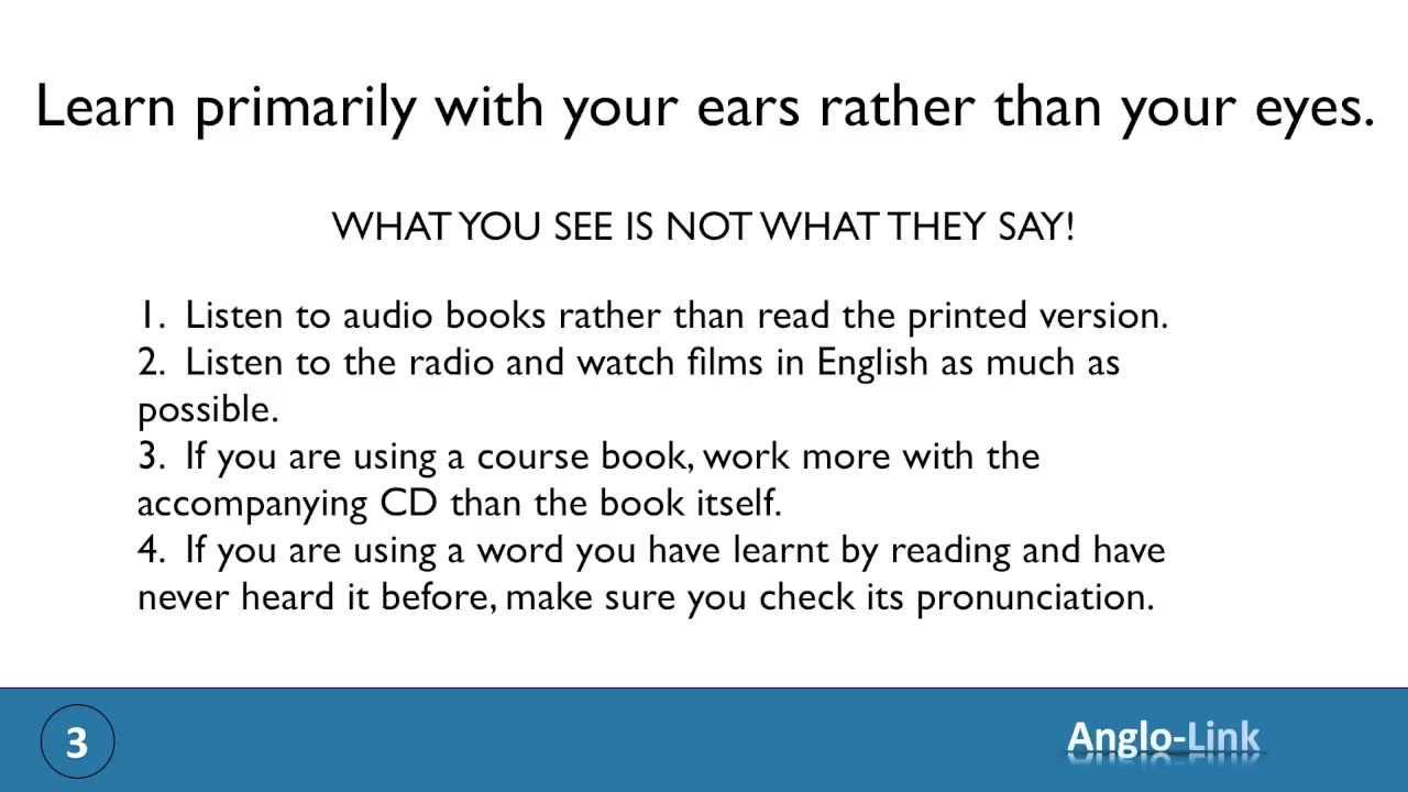 Learn English Listening Skills - How to understand native English speakers