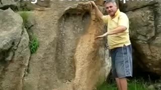 Huge giant footprint