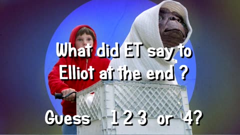 Guess the actual sound - ET's last words to Elliot (ET - 1982)