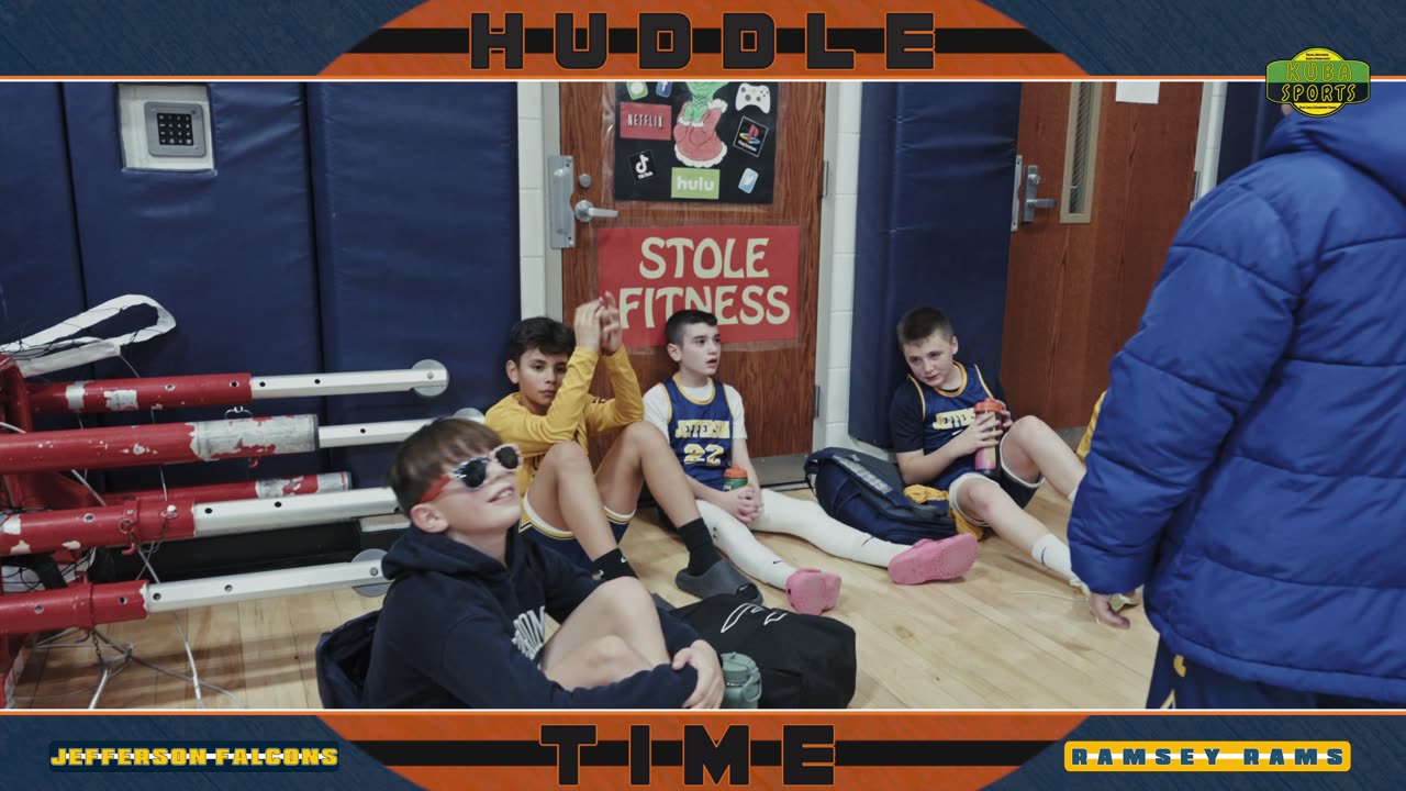 BASKETBALL | HUDDLE TIME | JEFFESON FALCONS vs RAMSEY RAMS |
