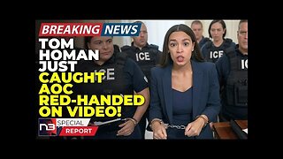 BREAKING: What Tom Homan Just Caught AOC Doing Has The Department Of Justice Ready To MOVE!