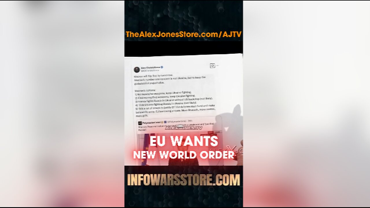 Alex Jones: Gay French President Desperate To Keep New World Order Alive - 3/6/25